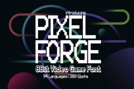 Pixel Forge Font Family