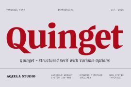 Quinget Font