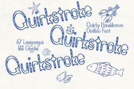 Quirkstroke Font