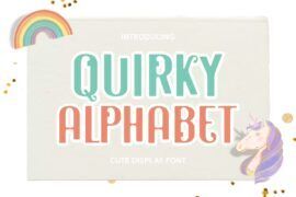 Quirky Alphabet Font