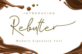 Rebutter Font Family