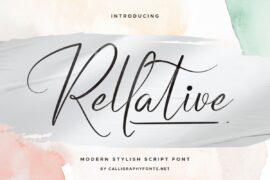 Rellative Demo Font