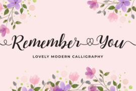 RememberYou Font Family