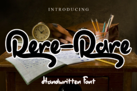 Rere-rare Font