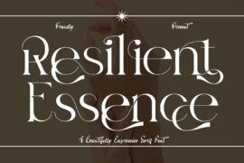 Resilient Essence Demo Font