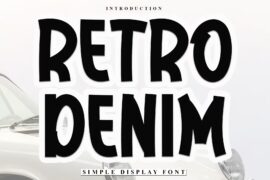 Retro Denim Font