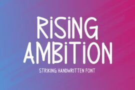 Rising Ambition Font