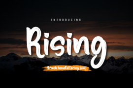Rising Personal Font