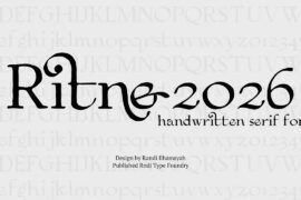 Ritne Demo Font