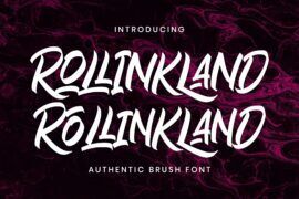 Rollinkland Font Family