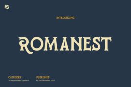 Romanest Trial Font