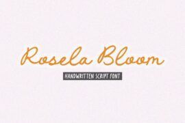 Rosela Bloom Font