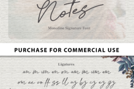 Rosseta Notes – Personal Use Font