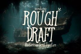 Rough Draft Font