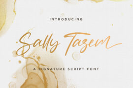 Sally Tazem Font