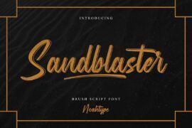 Sandblaster Demo Font