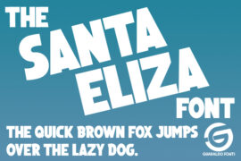 Santa Eliza Personal Use Font