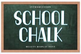 School Chalk Font