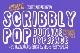 Scribbly Pop Font