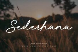 Sederahana Font
