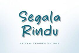 Segala Rindu Font