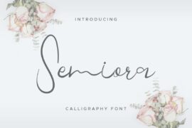 Semiora Demo Font