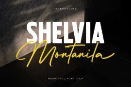 Shelvia Montanila Font Family