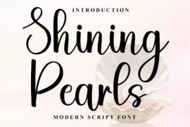 Shining Pearls Font