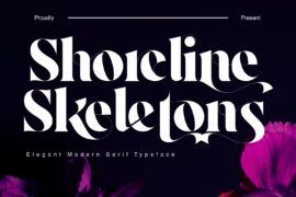 Shoreline Skeletons Demo Font