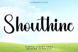 Shouthine Font