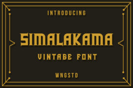 Simalakama Font