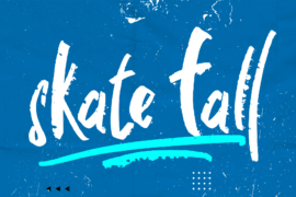 skate fall Font Family