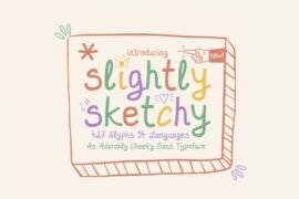 Slightly Sketchy Font