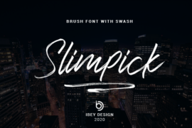 Slimpick Font