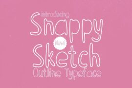 Snappy Sketch Font