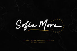 Sofia More Font Family