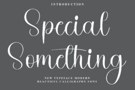 Special Something Font