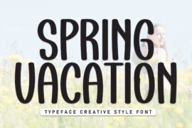 Spring Vacation Font