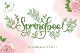 Springbee – Personal Use Font