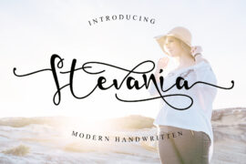 Stevania-PERSONAL USE Font
