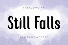 Still Falls Font