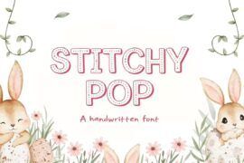 Stitchy Pop Font