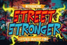 street stronger Font Family