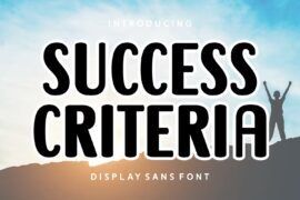 Success Criteria Font