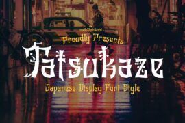 Tatsukaze DEMO Font