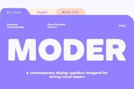 TBJ Moder Demo Font