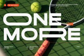 TBJ One More Demo Font