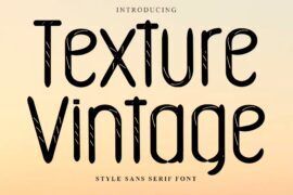 Texture Vintage Font