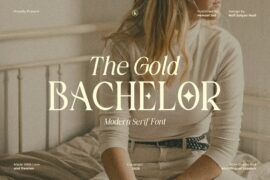 The Gold Bachelor Font