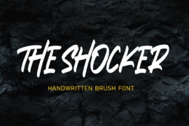 THE SHOCKER Font